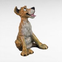 Vintage Kitty's Kennel "Gypsy" Dog Figurine | Porcelain & Resin Dog Statue | Collectible Animal Figurine | Gift for Dog Lovers