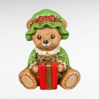 Vintage Christmas Music Box Lot | Bisque Bear, Old World Santa, Flambro, Homco Bears, Ragdoll, Bells | Festive Decor