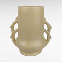 Vintage McCoy Blossomtime Yellow Vase | Art Deco Pottery |  Floral Vase |  Collectible Vase | Home Decor | Has Crack