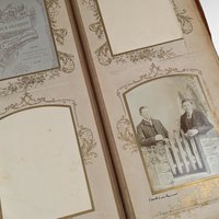 Antique 1800s Family Photo Album | South Dakota Family History | Original Photos | Genealogy Research