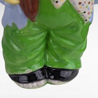 Vintage Ceramic Clown Figurine Lot | Hand Painted Clown, Clown with Ball, Clown with Violin | Retro Decor, Clown Collection, Quirky Gift