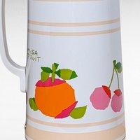 Vintage Diamond Misa Fruit Insulated Serving Pitcher, 1 Liter,  Mid-Century Modern, Made in Japan, with Original Box