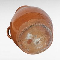 Vintage Handmade Stoneware Pitcher, Rustic Home Decor, Brown Pottery, 7.5 Inches, Country Farmhouse Style
