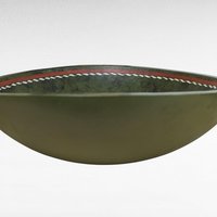 Hand Painted Wooden Bowl, Decorative Bowl, Floral Design, Art Bowl, Centerpiece Bowl, Serving Bowl, Wooden Decor