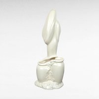 Vintage Haeger Pottery Madonna with Child Planter, White Ceramic Planter, Religious Figurine, Mid-Century Modern Decor