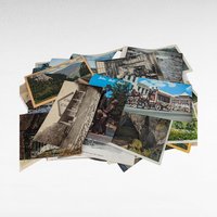 Grab Bag of 40 Vintage Postcards, Assorted Locations, Travel Memories, Ephemera Lot, Postcard Collection, Junk Journal, Mixed Postcards