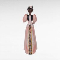 2004 Avon Presidents Club Mrs. Albee Award Figurine, Vintage Avon Collectible, Woman with Luggage, Sales Achievement Award, Original Box