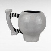 2002 Dept 56 Googly Eye Skull Mug, Halloween Mug, Spooky Decor, Novelty Mug, Collectible Mug, Gift for Halloween Lover