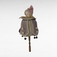 Antique German Marotte Doll, Jester Doll, Whimsical Doll, Collectible Doll, Unique Doll, Antique Toy, Nursery Decor