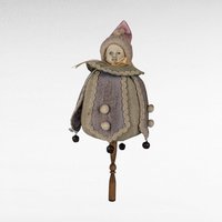 Antique German Marotte Doll, Jester Doll.