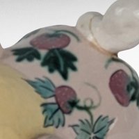 Vintage Kay Finch Ceramic Pig Figurine, Repaired Tail, Winking Pig, Collectible Figurine, Whimsical Decor, Animal Lover, Made in California