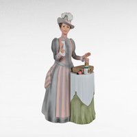 1984 Avon Mrs. Albee Award Female Figurine. 