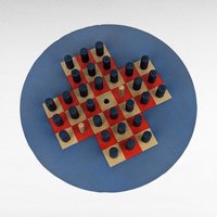 1920s Puzzle Peg Game, Lubbers & Bell, Vintage Educational Game, Brain Teaser, Puzzle Game, Collectible Game, Antique Toy