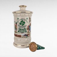 1977 Old Fitzgerald "The Four-Leaved Shamrock" Decanter, Vintage Whiskey Decanter, Irish Charm, Collectible Decanter, Empty Bottle