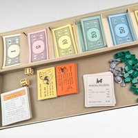 1961 Parker Brothers Monopoly Game, Vintage Board Game, Complete with Instructions, Family Game Night, Collectible Board Game