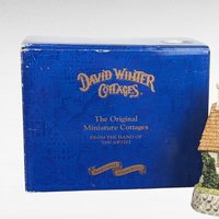 David Winter The Model Dairy Cottage | 1995 Handcrafted English Village Figurine | Collectible Miniature with Box | 4 Inches