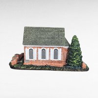 1992 Hawthorne Eastbrook Church | LeVan | Cottage Village Figure | Collectible Christmas Village | Vintage Holiday Decor