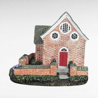 1992 Hawthorne Eastbrook Church | LeVan | Cottage Village Figure | Collectible Christmas Village | Vintage Holiday Decor