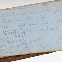1948 High School Autograph Book | Wooden Cover | Vintage Memory Book | School Days Memorabilia