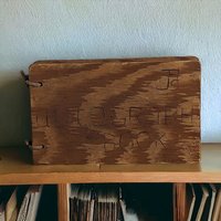 1948 High School Autograph Book | Wooden Cover | Vintage Memory Book | School Days Memorabilia