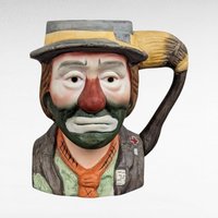 Emmett Kelly Jr. Musical Mug | Flambro Clown Mug | Ceramic Clown Vase | Collectible Clown