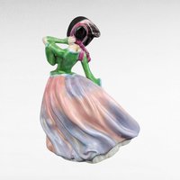 Vintage Royal Doulton "Autumn Breezes" Figurine | HN 1911 | Porcelain Collectible | English Figurine