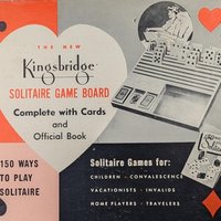 Vintage 1950s Kingsbridge Solitaire Game | Complete with Cards and Book | Retro Board Game | Travel Game | Gift for Card Game Enthusiast