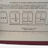 Vintage 1953 Scrabble Game | Selchow & Righter | Crossword Game | Collectible Board Game | Classic Word Game