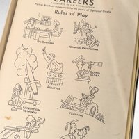 Vintage 1955 Careers Board Game | Parker Brothers | Retro Board Game | Family Game Night | Collectible Game