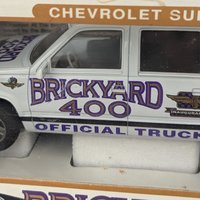 1994 Brookfield Chevrolet Suburban Truck Bank | Brickyard 400 NASCAR | Diecast 1:25 Scale | Collectible Bank