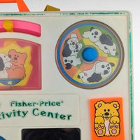 Vintage 1984 Fisher-Price Activity Center - Baby Toy - Crib and Playpen Toy - Sensory Toy