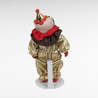 Vintage White Bear Clown Figurine | Collectible Clown | Vintage Toy | Decorative Clown | 6.5 Inches