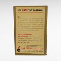 Vintage Dale Carnegie How to Stop Worrying and Start Living, Self-Help Book, Pocket Edition, Stress Management, Personal Development, 1950s