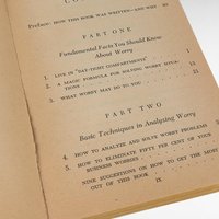 Vintage Dale Carnegie How to Stop Worrying and Start Living, Self-Help Book, Pocket Edition, Stress Management, Personal Development, 1950s