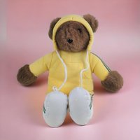 Vintage 1979 Albert the Running Bear Plush - 13" North American Bear Co. -  Collectible Teddy Bear -  Jogging Bear