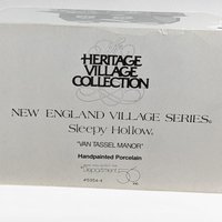 Vintage Dept 56 Van Tassel Manor - Sleepy Hollow - New England Village #5954-4 - Lighted Porcelain House