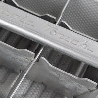 Vintage Magic Touch Ice Cube Tray - Aluminum Ice Tray with Lever - Retro Kitchen Gadget - Mid-Century Barware
