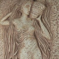 Pair of Vintage Z. Danjell Creations Greek Goddesses Wall Plaques - Classical Art - Wall Decor -Textured Relief