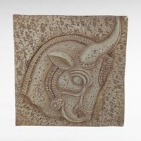 Pair of Vintage Z. Danjell Creations Greek Wall Plaques - Horse and Bull - Plaster Relief Art -  Classical Decor - Textured Wall Hangings