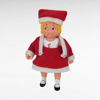 Vintage Campbell's Kids 5.5 Inch Dolls, Christmas Figurines, Collectible Holiday Decor, Advertising Dolls