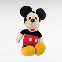 Vintage Hasbro Softies Mickey Mouse Plush, 15" Stuffed Toy, Collectible Disneyana, 1990s