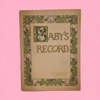 Antique Baby's Record Book, M.L. Parker Co., Baby Journal, Victorian Baby Book, Edwardian Baby Keepsake, Gift for New Parents