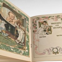 Antique Baby's Record Book, M.L. Parker Co., Baby Journal, Victorian Baby Book, Edwardian Baby Keepsake, Gift for New Parents