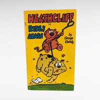 Vintage Heathcliff Book Set, 4 Children's Comic Books, 1980s Kids' Literature, Collectible Paperbacks, Gift for Cat Lovers