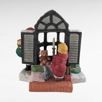Vintage Midwest of Cannon Falls Santa Claus Music Box, Ceramic Christmas Decoration, Holiday Decor, Collectible Figurine