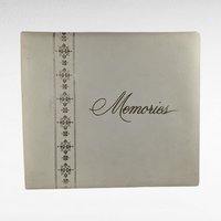 Vintage Photo Album, Large Memories Album, Scrapbook Album, 8x10 Photo Album, Gift for Mom, Family Photo Album