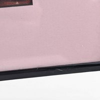 Vintage Framed Painting | Indian Folk Art | Tribal Art | Textile Art | Wall Decor | Camel and Traveler | 15.5"