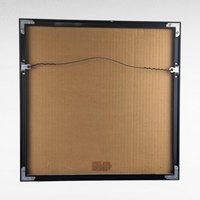 Vintage Framed Painting | Indian Folk Art | Tribal Art | Textile Art | Wall Decor | Dancing Figures | 15.5"