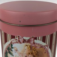 Vintage House of Lloyd Christmas Nesting Tins, Dog & Girl Design, Set of 3, Collectible Holiday Decor, Gift for Collector