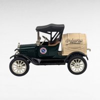 Vintage Oil Company Diecast Banks - Castrol & Polarine Model T Trucks - With Box